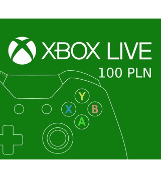 XBOX Live 100 PLN Prepaid Card PL Xbox One Key OTHER
